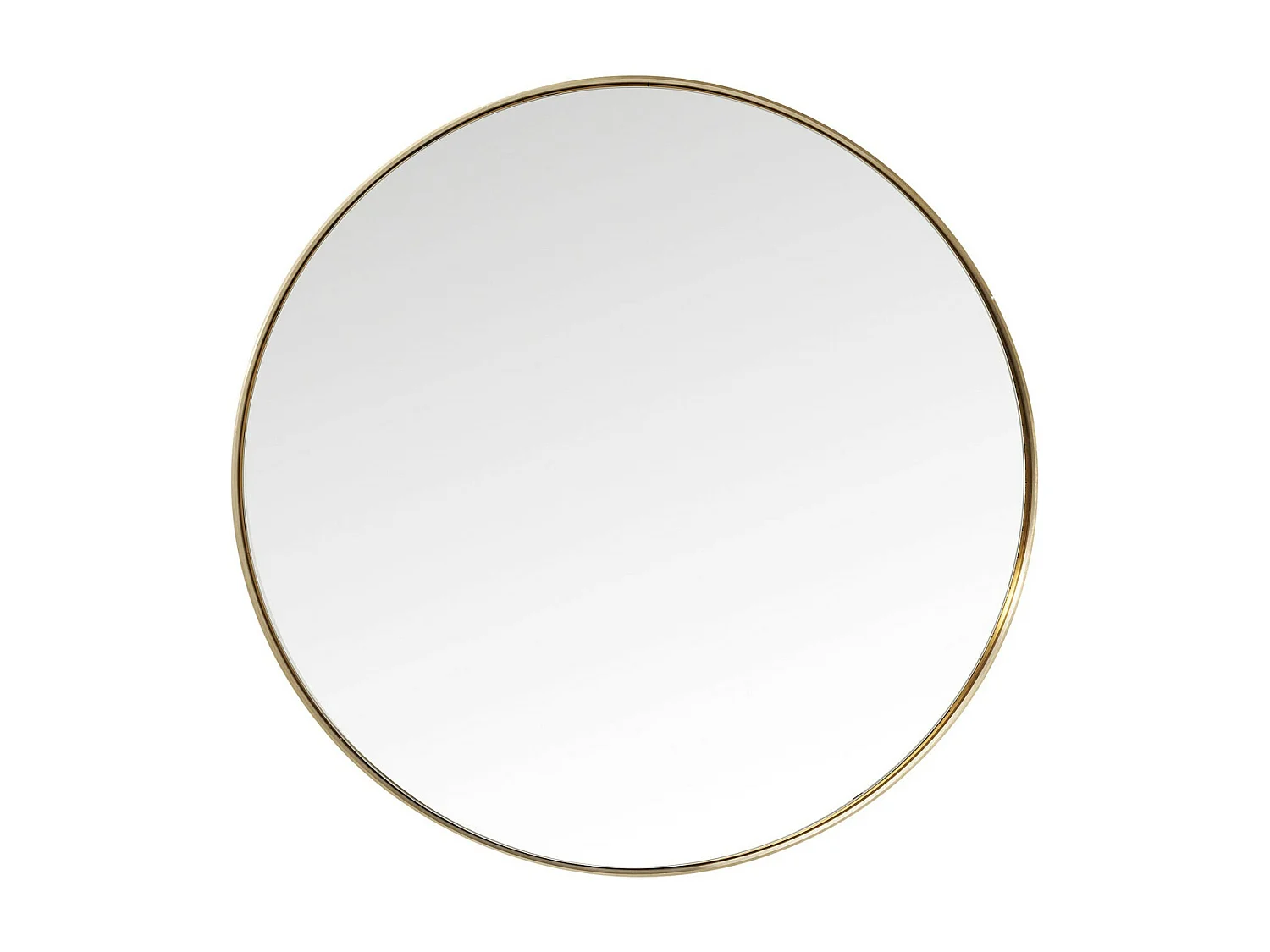 Spiegel Curve Round Brass Ø100cm