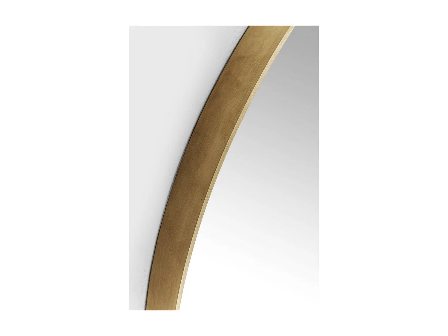 Spiegel Curve Round Brass Ø100cm