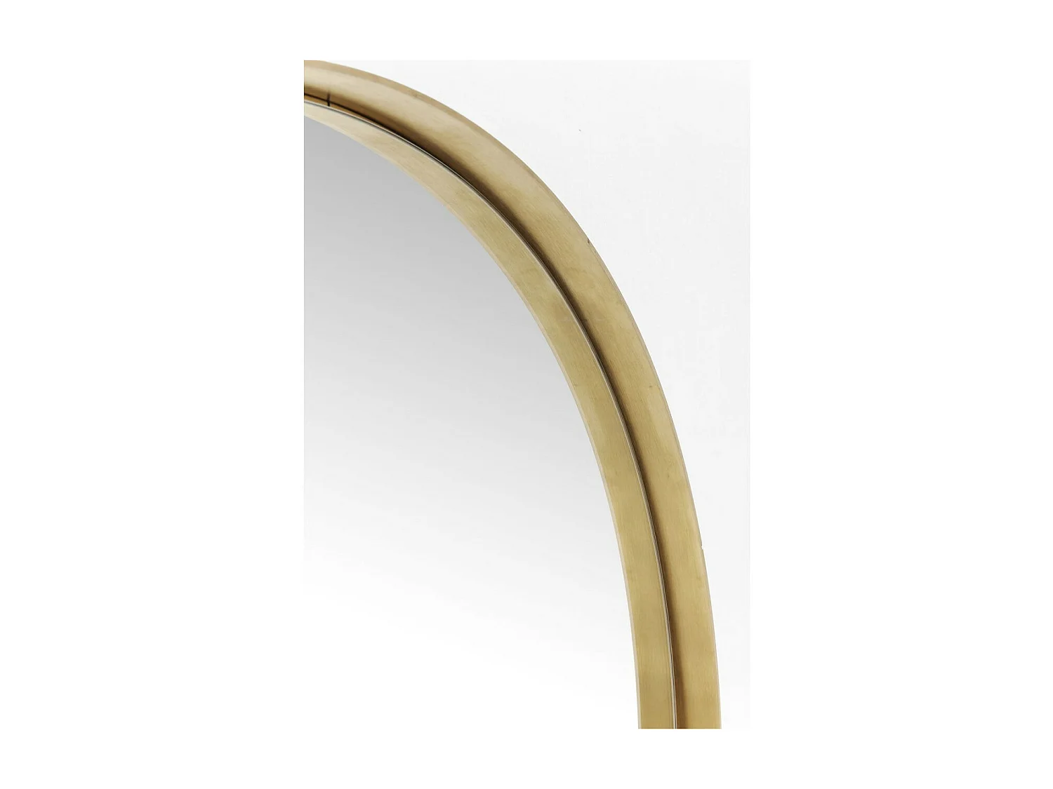 Spiegel Curve Round Brass Ø100cm