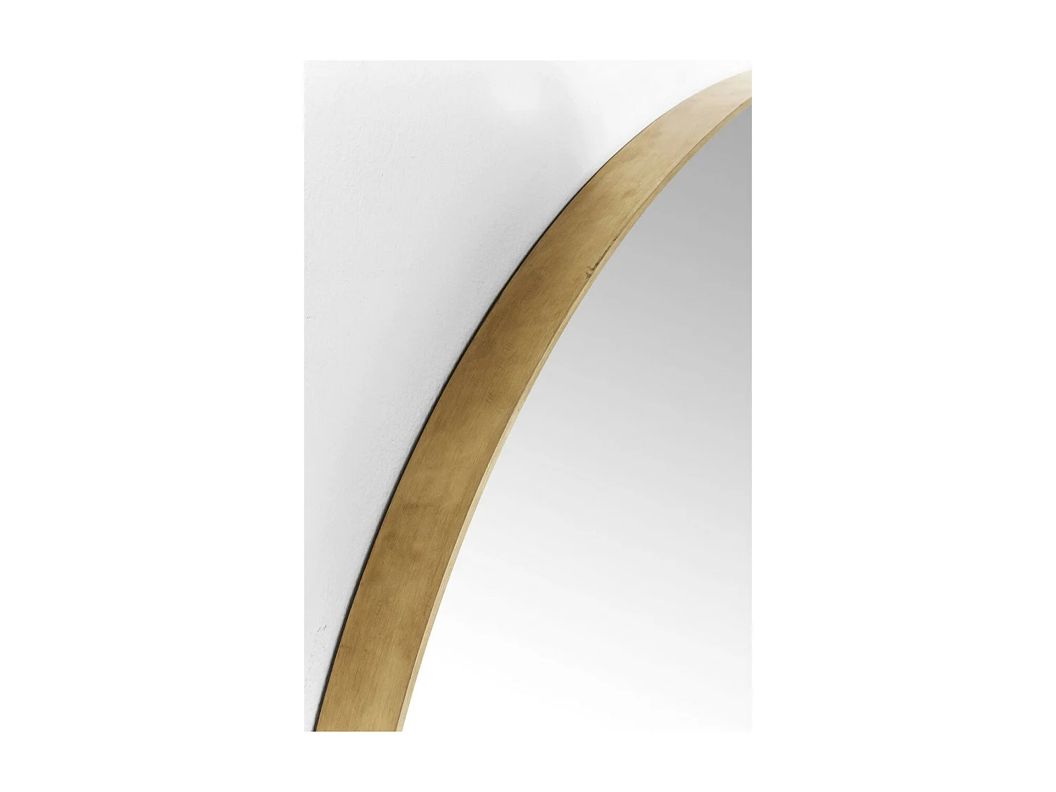 Spiegel Curve Round Brass Ø100cm