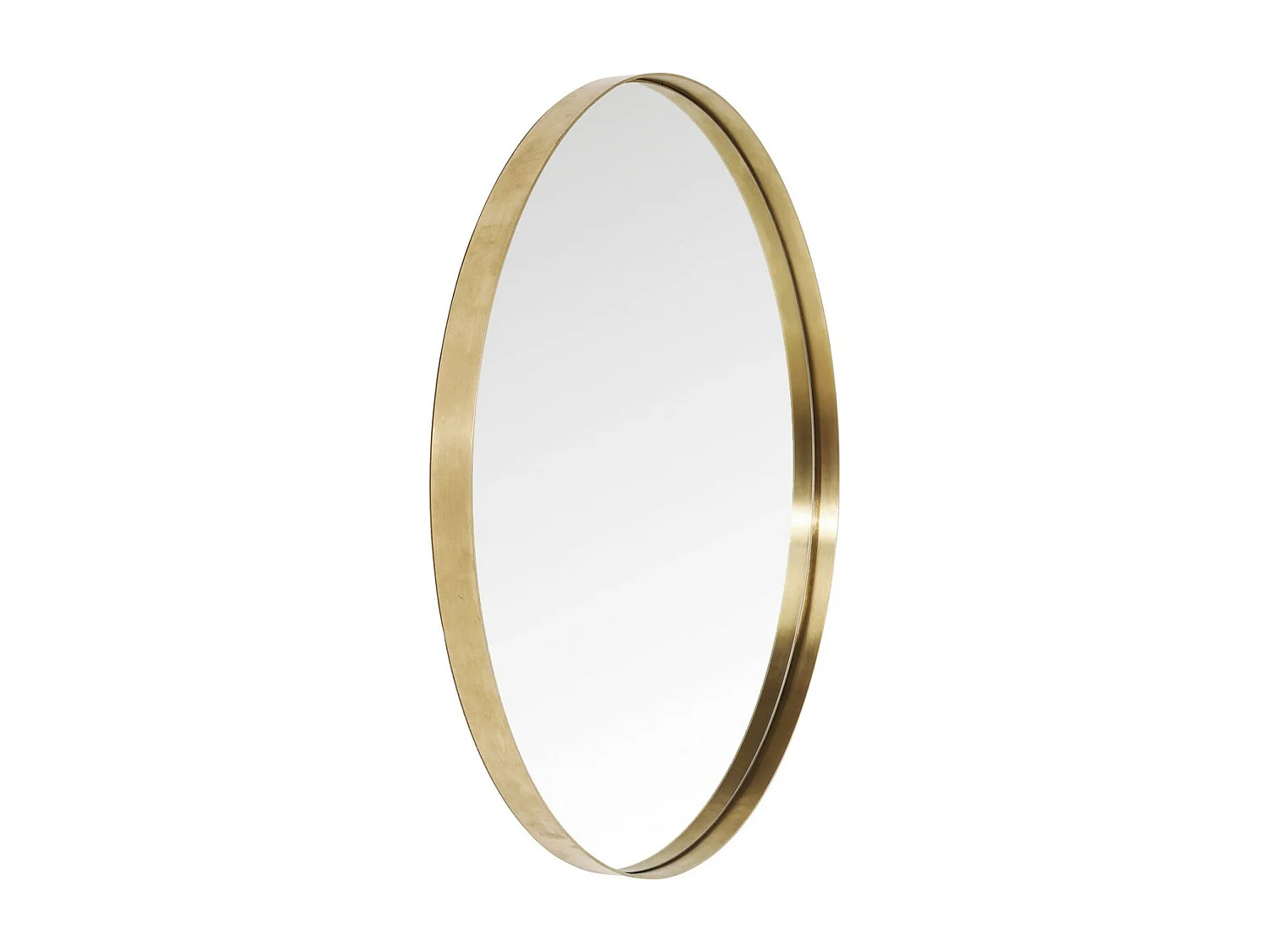 Spiegel Curve Round Brass Ø100cm