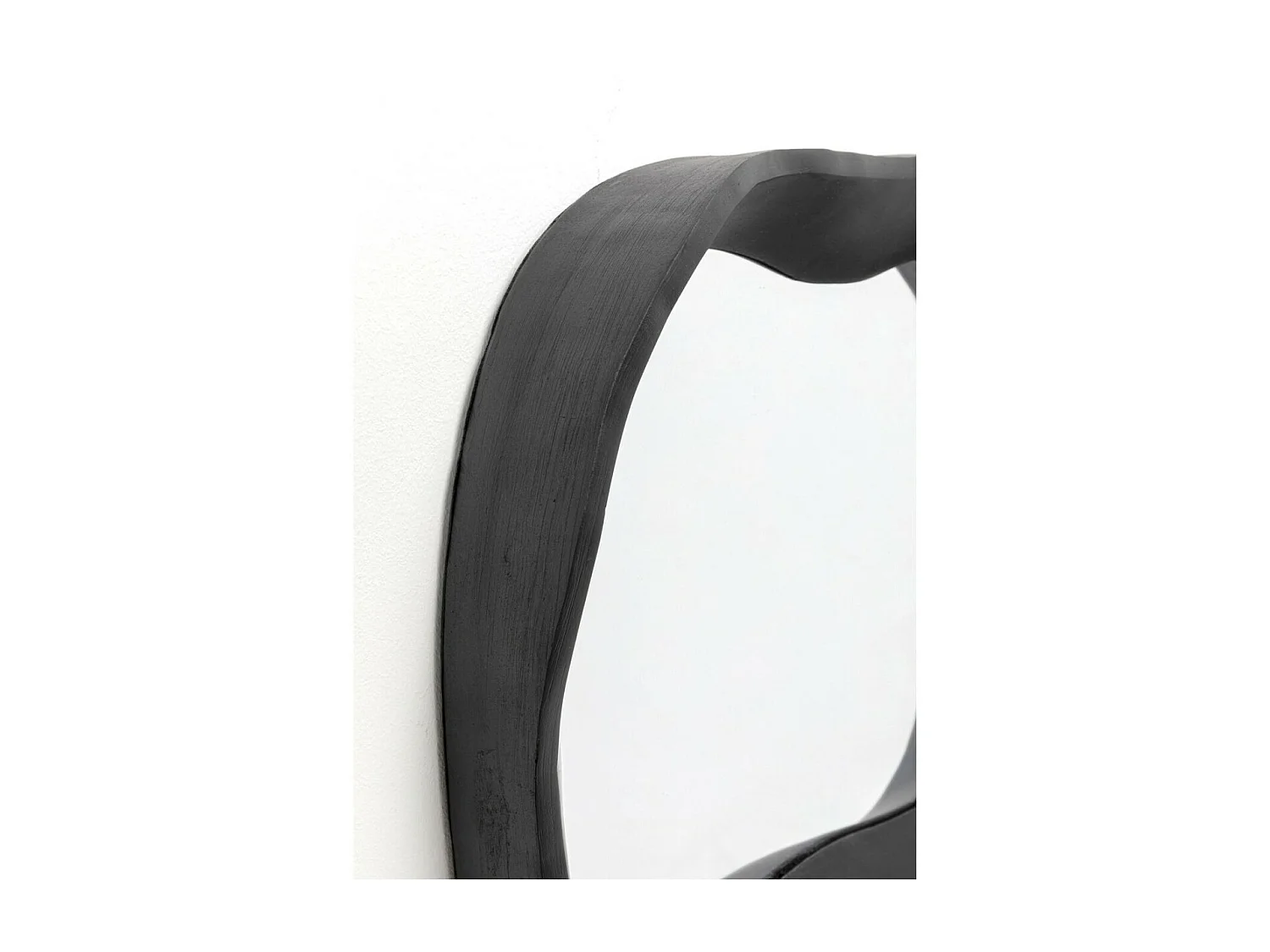 Miroir mural Dynamic noir 40x34cm