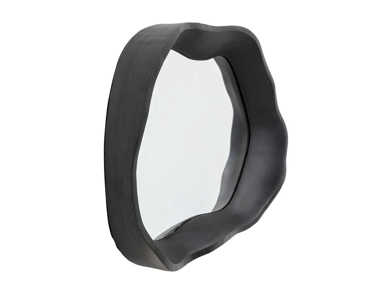 Miroir mural Dynamic noir 40x34cm