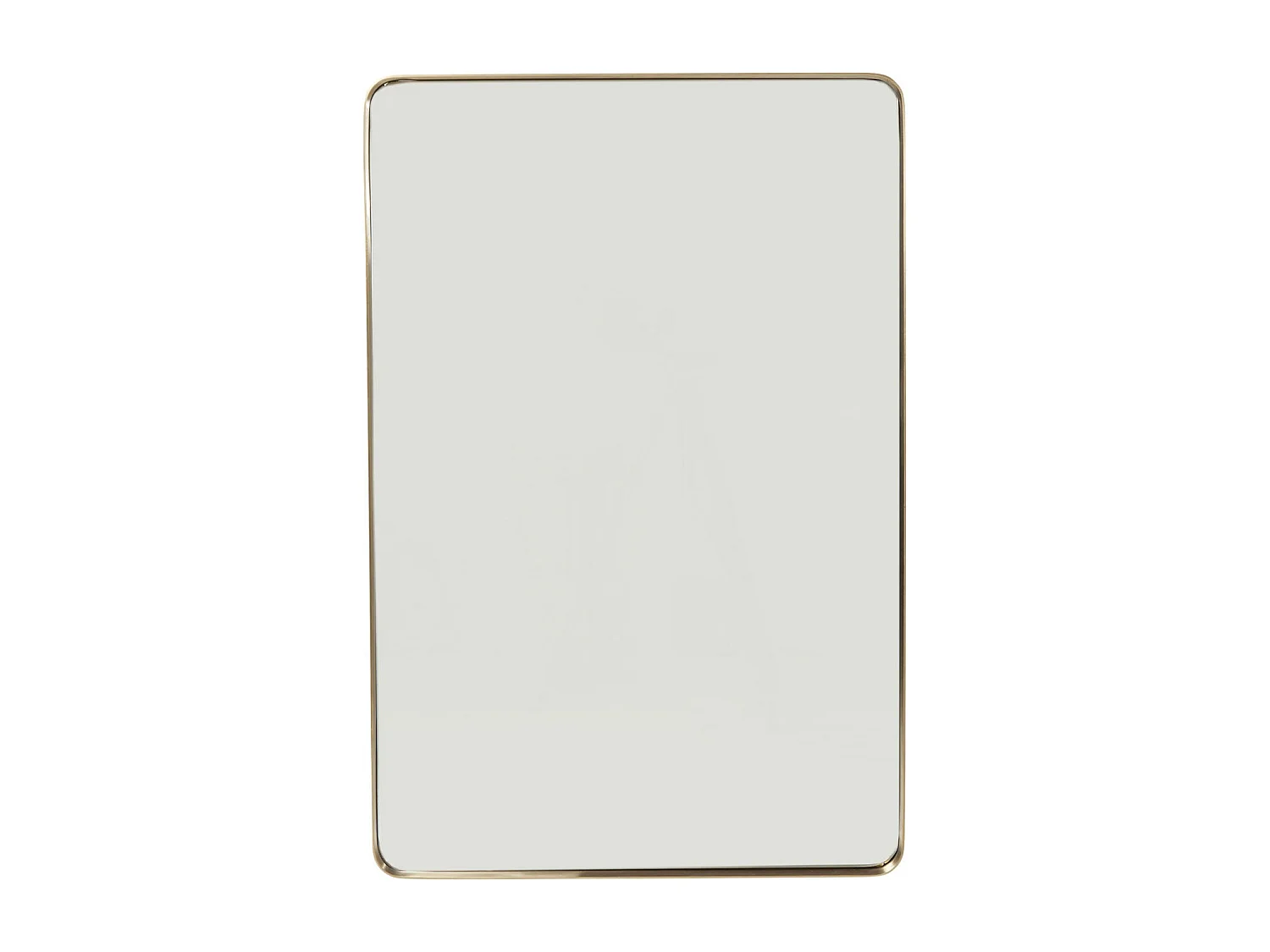Spiegel Curve Rectangular Brass 80x120cm