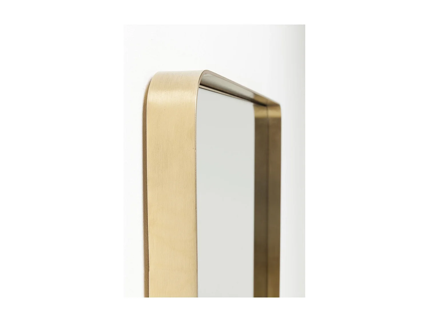 Spiegel Curve Rectangular Brass 80x120cm