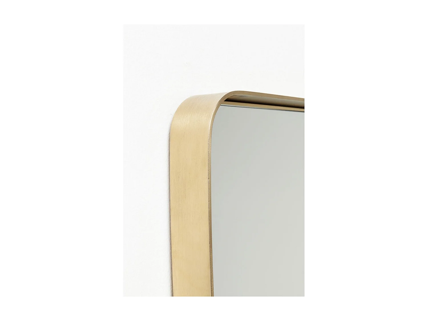 Spiegel Curve Rectangular Brass 80x120cm