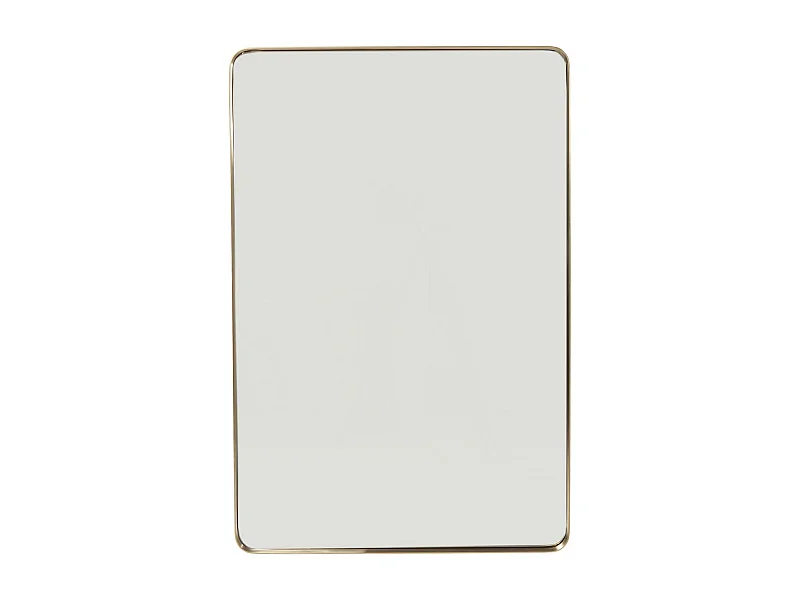 Spiegel Curve Rectangular Brass 80x120cm