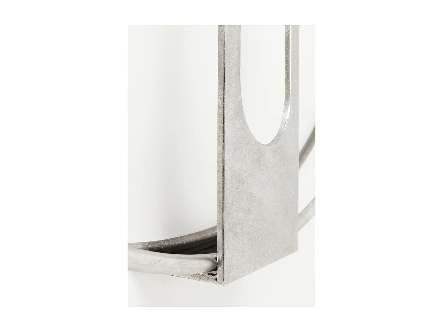 Wanduhr Clip Silber Ø60cm