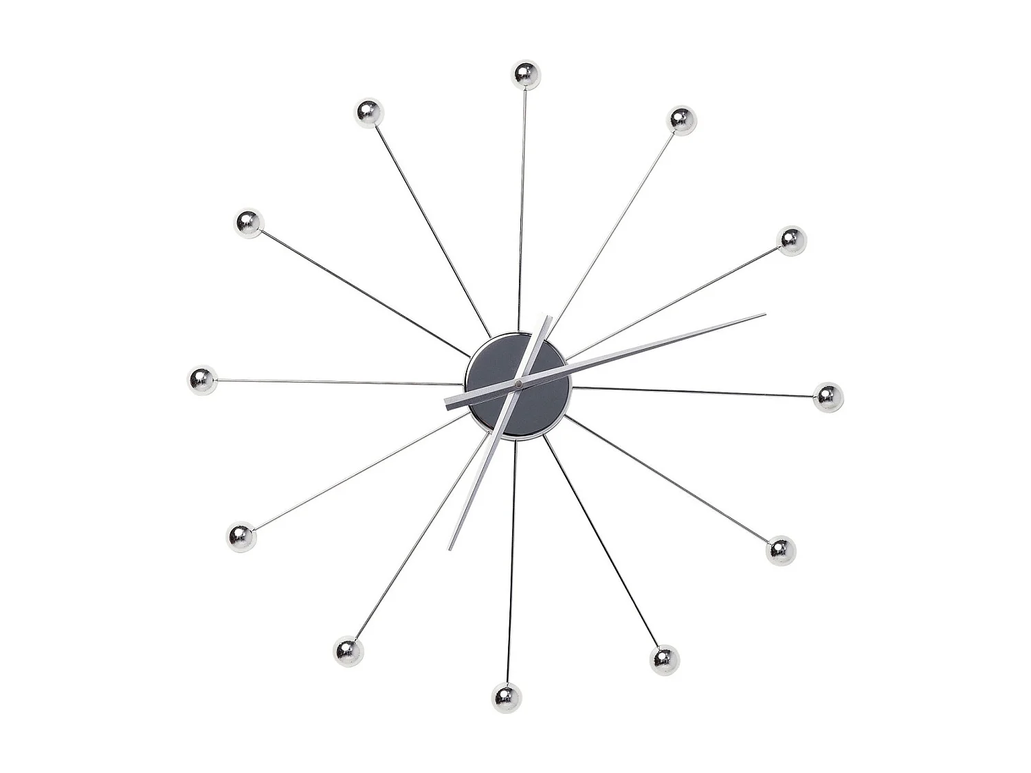 Wanduhr Like Umbrella Balls Chrome