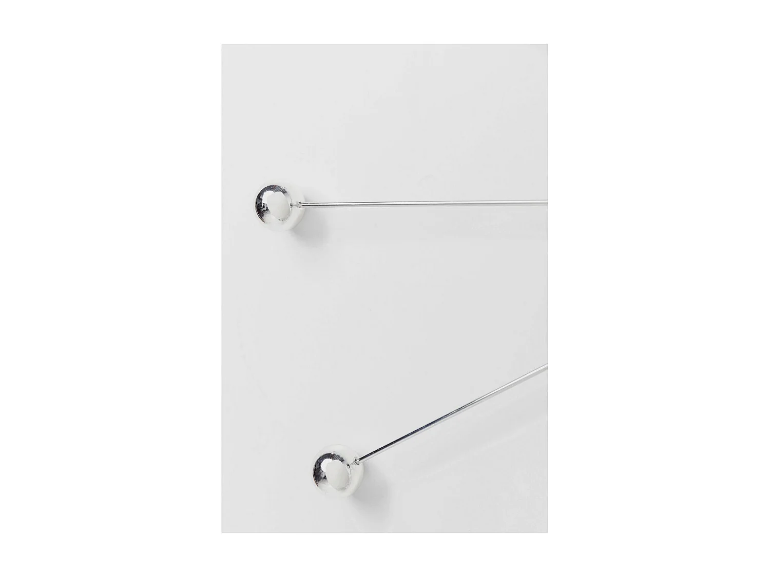 Wanduhr Like Umbrella Balls Chrome