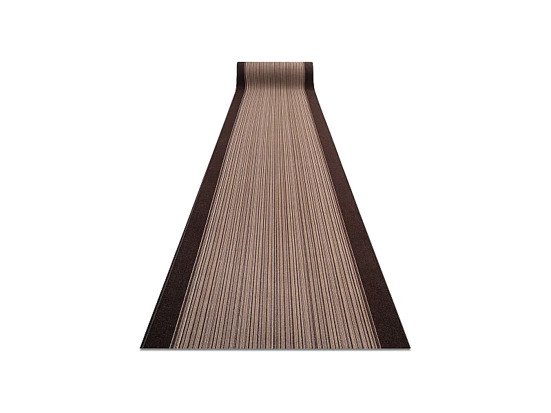 TAPIS DE COULOIR ANTIDÉRAPANT CARNABY marron 80x130 cm