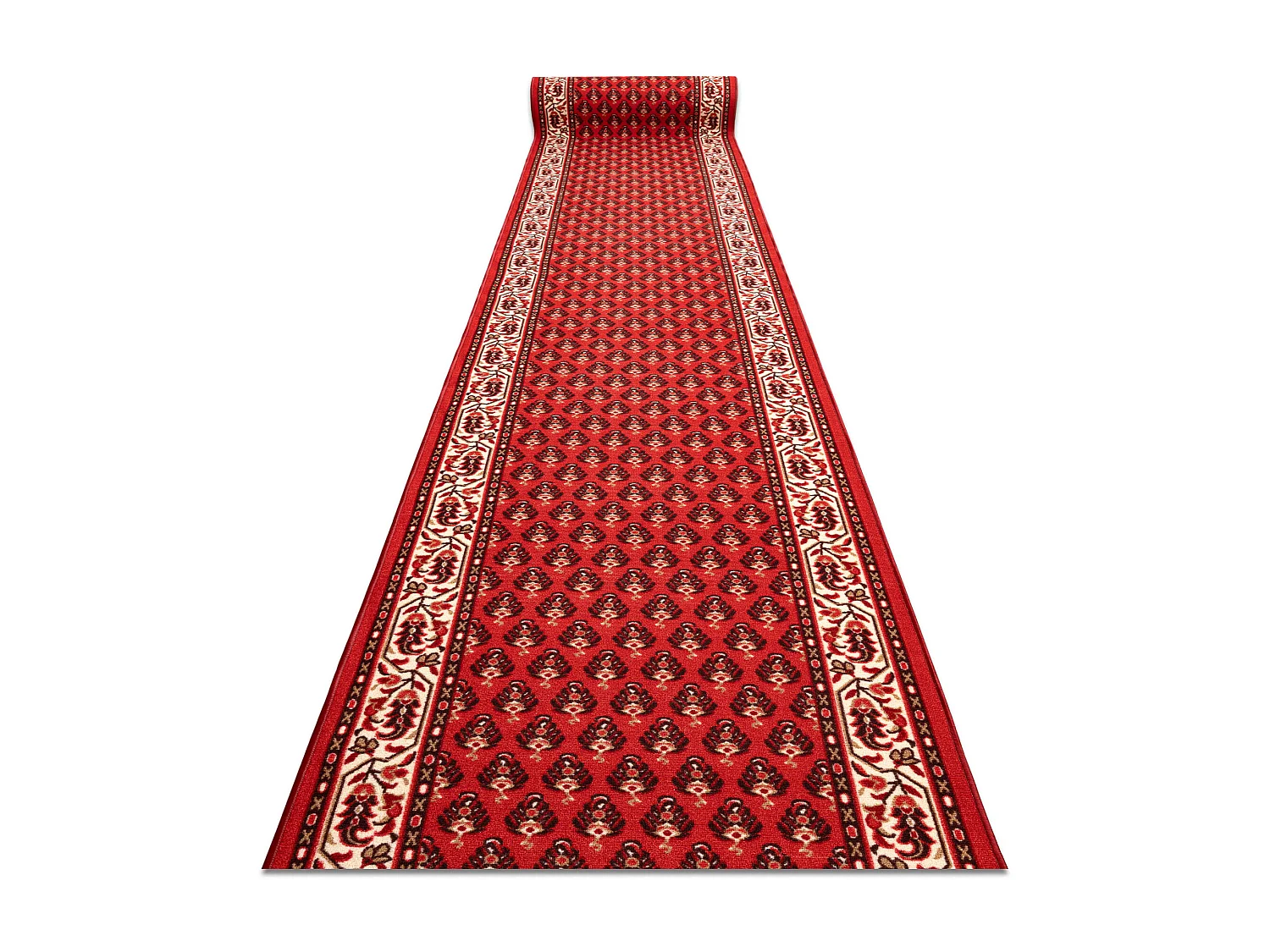 TAPIS DE COULOIR ANTIDÉRAPANT INKO rouge 100x1000 cm
