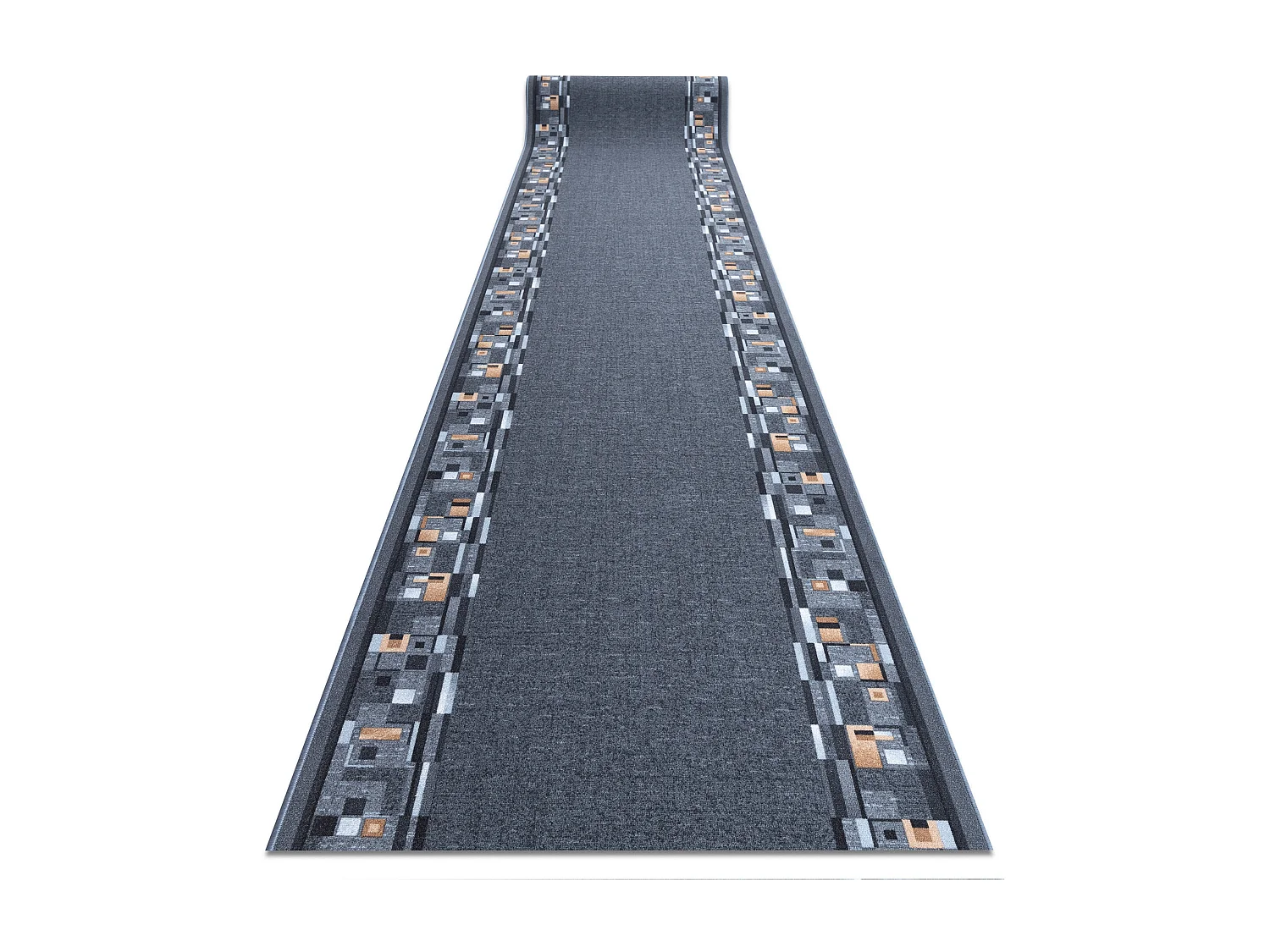 Läufer Antirutsch BOMBAY grau 100x450 cm