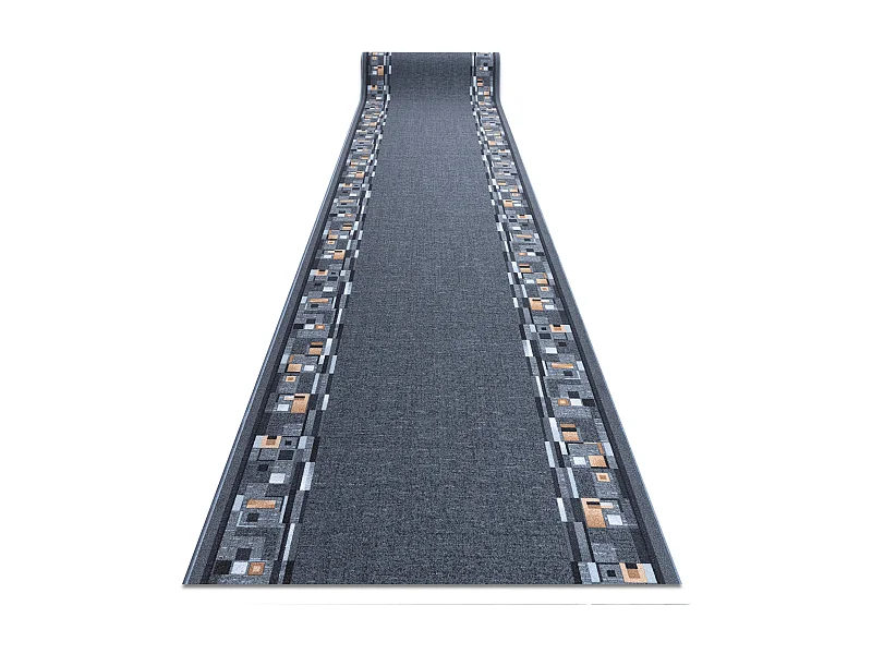 Läufer Antirutsch BOMBAY grau 100x450 cm