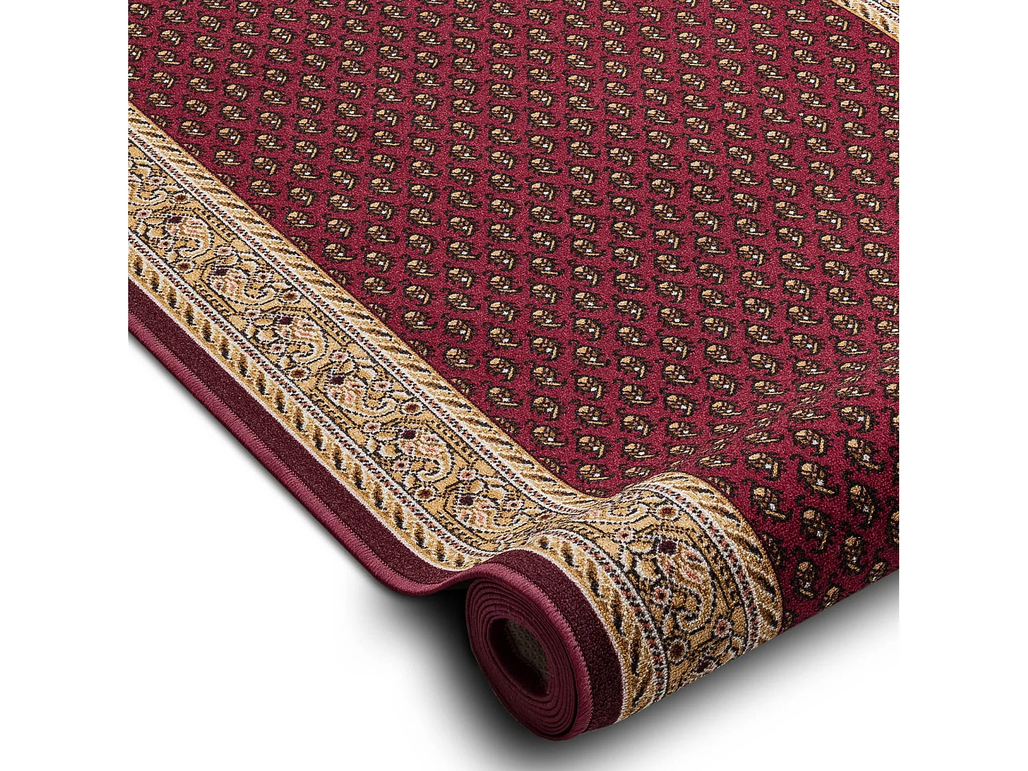 TAPIS DE COULOIR ANTIDÉRAPANT INCA bordeaux 80x560 cm