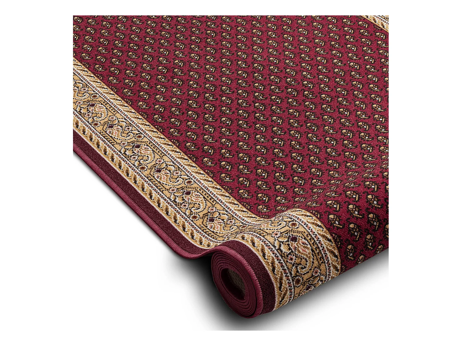 TAPIS DE COULOIR ANTIDÉRAPANT INCA bordeaux 80x340 cm