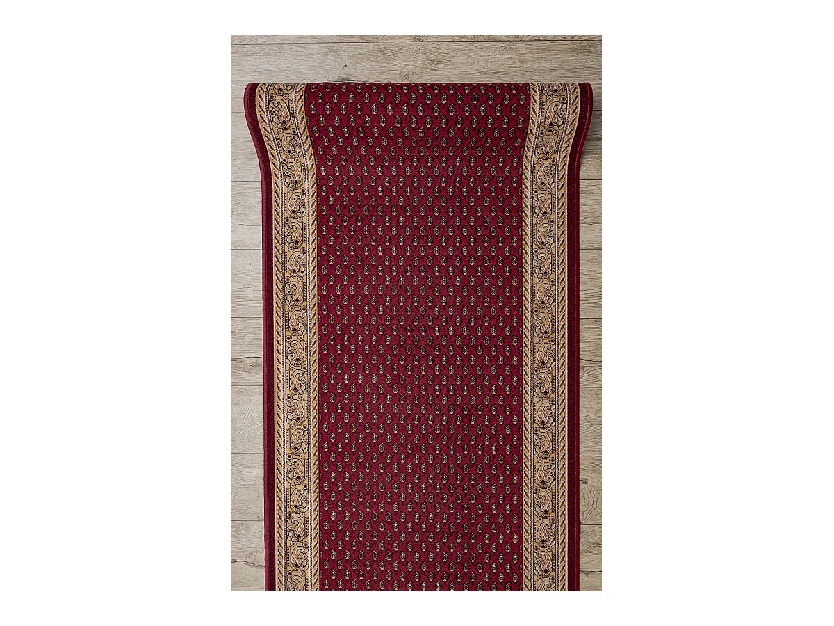 TAPIS DE COULOIR ANTIDÉRAPANT INCA bordeaux 80x440 cm