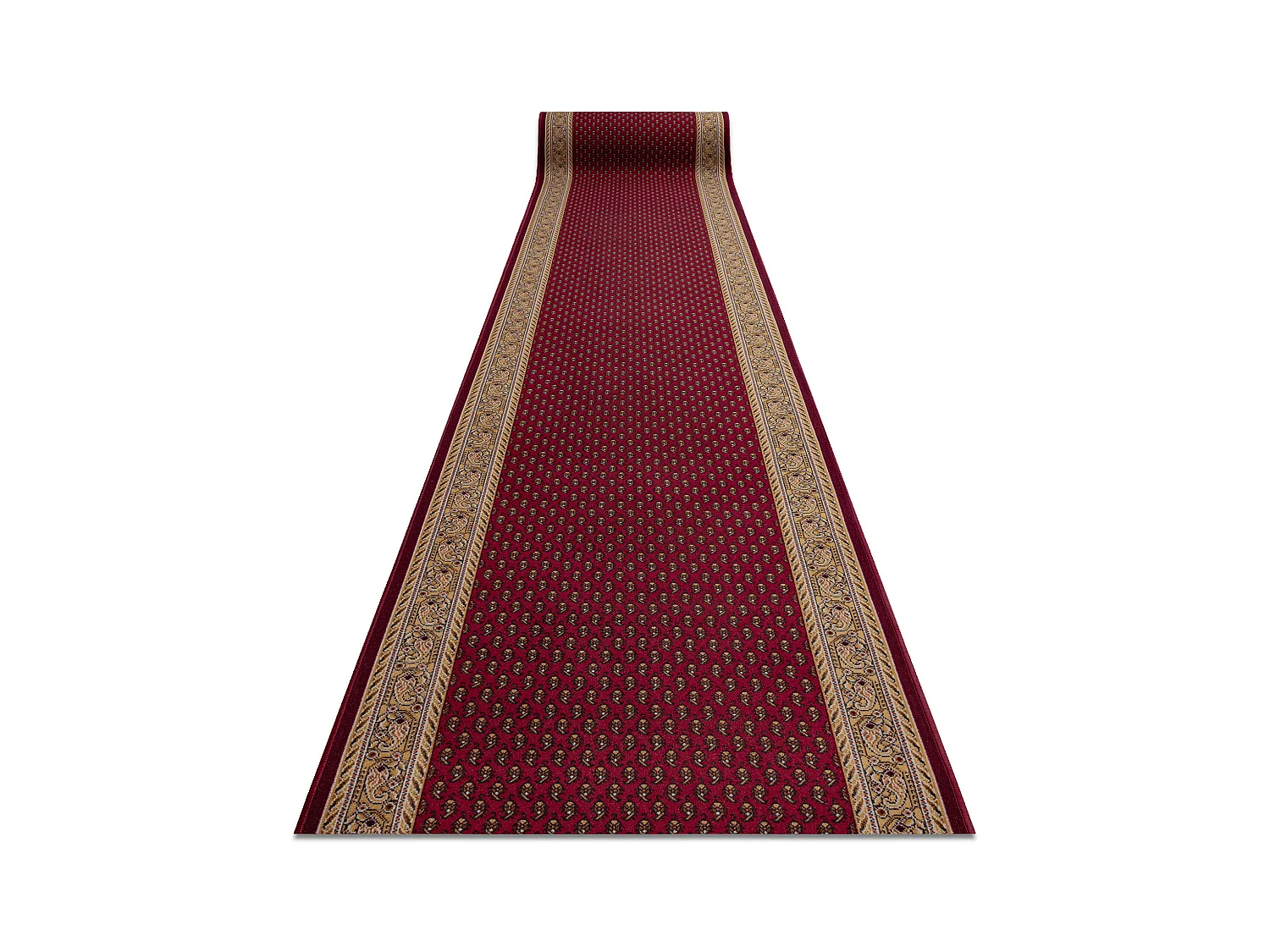 TAPIS DE COULOIR ANTIDÉRAPANT INCA bordeaux 100x210 cm