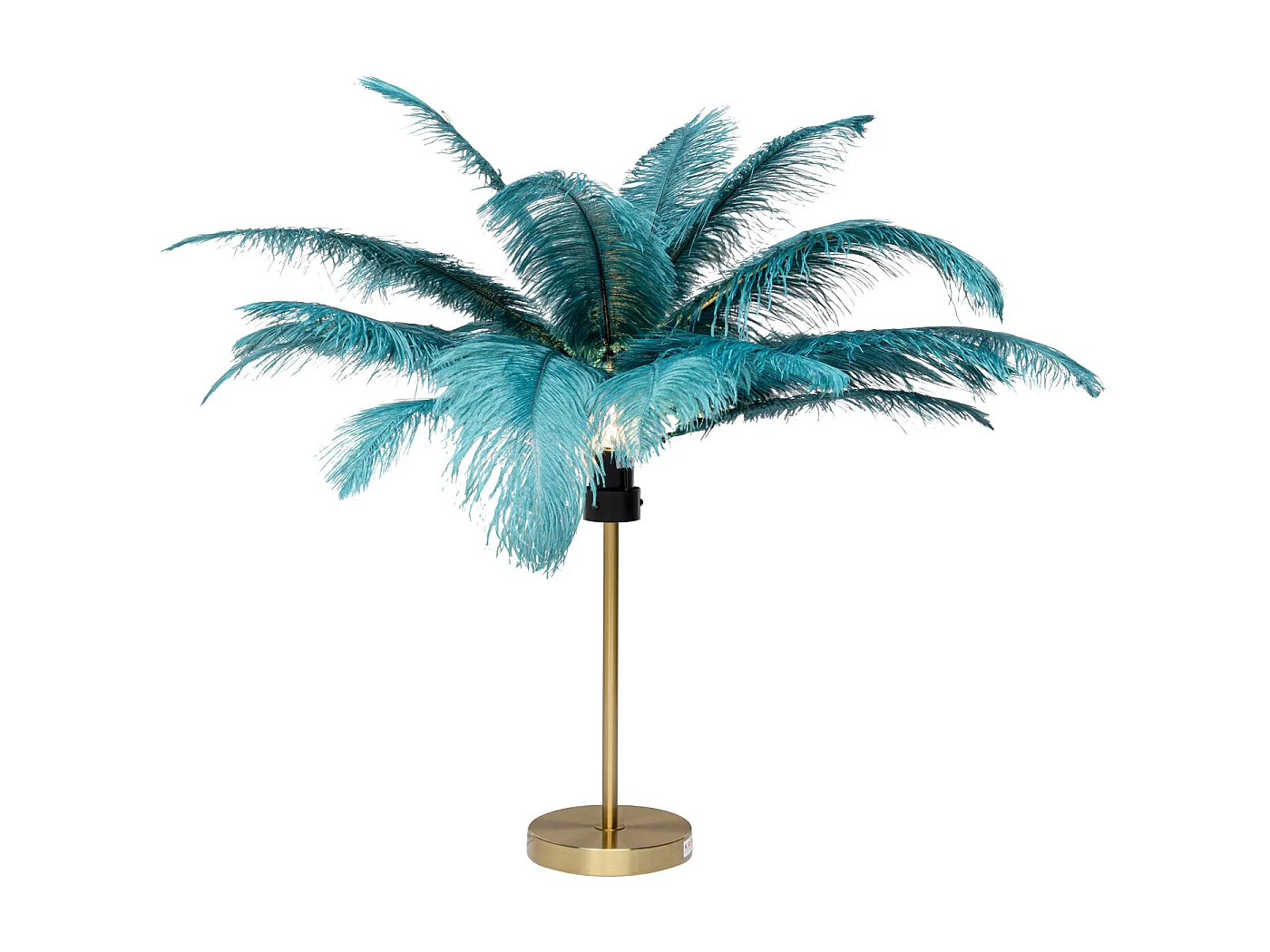 Tischleuchte Feather Palm Grün 60cm