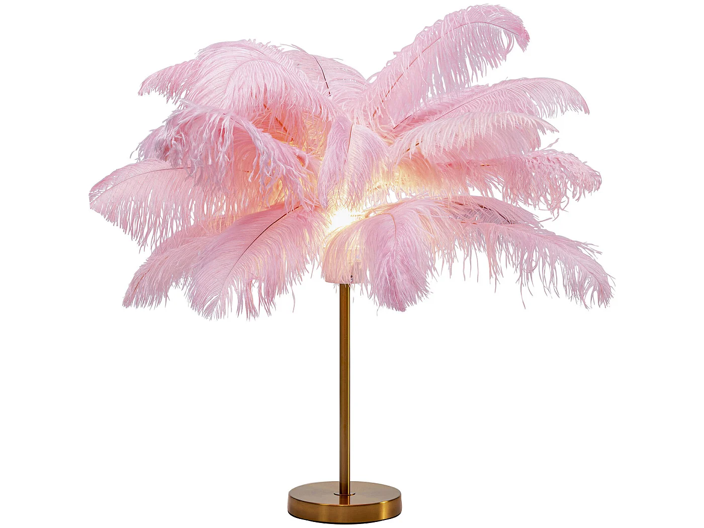 Tischleuchte Feather Palm Pink 60cm