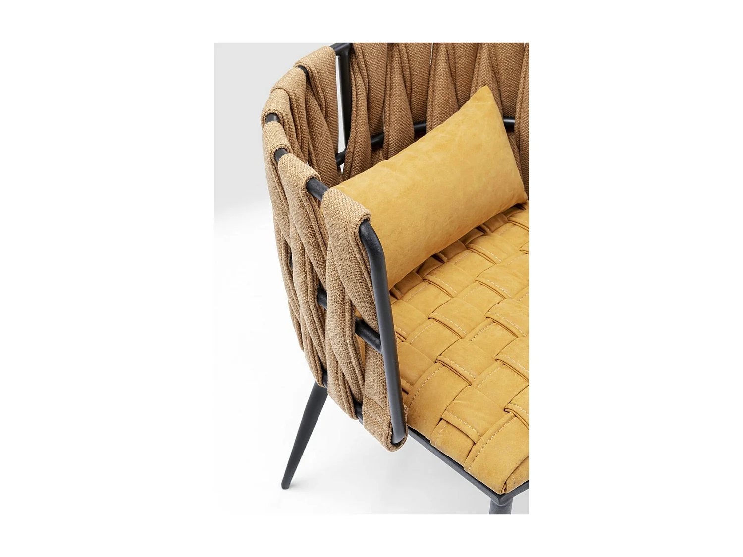 Armlehnstuhl Cheerio Gelb inkl. Kissen