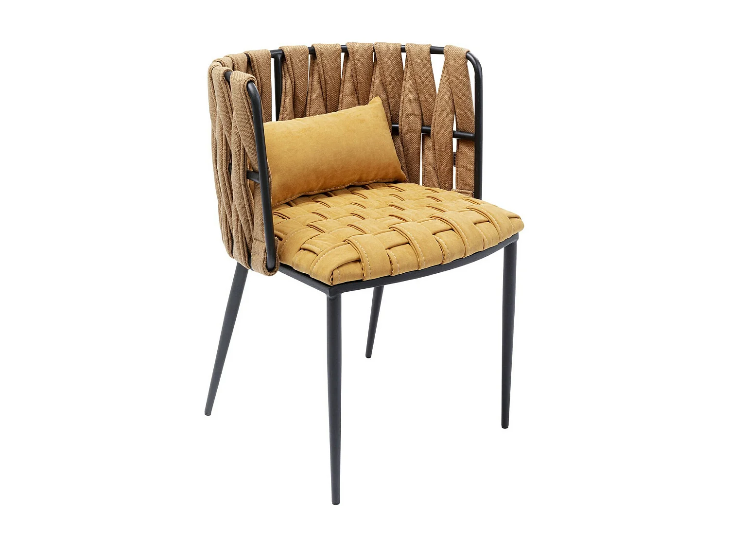 Armlehnstuhl Cheerio Gelb inkl. Kissen