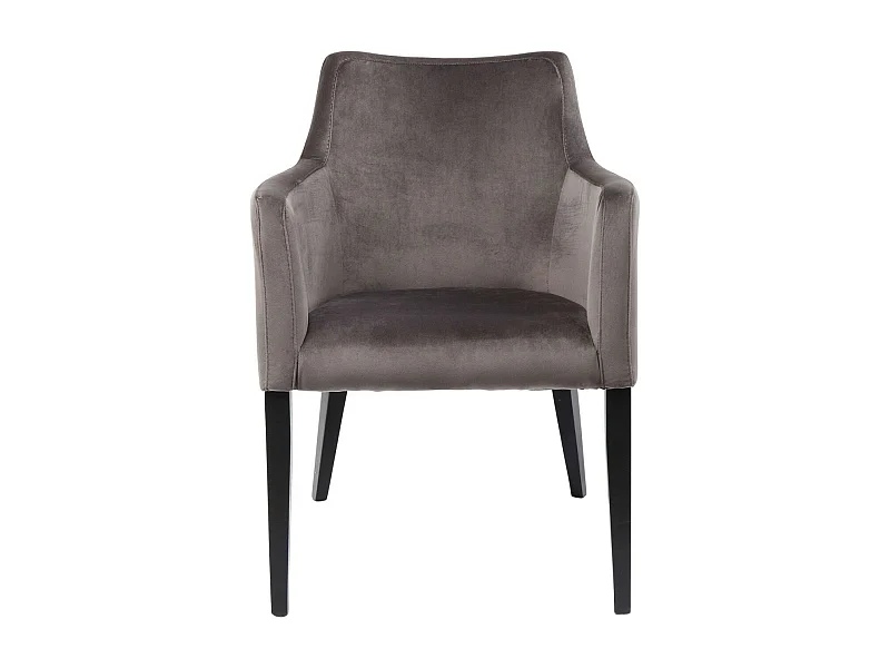 Chaise a. acc. Black Mode gris