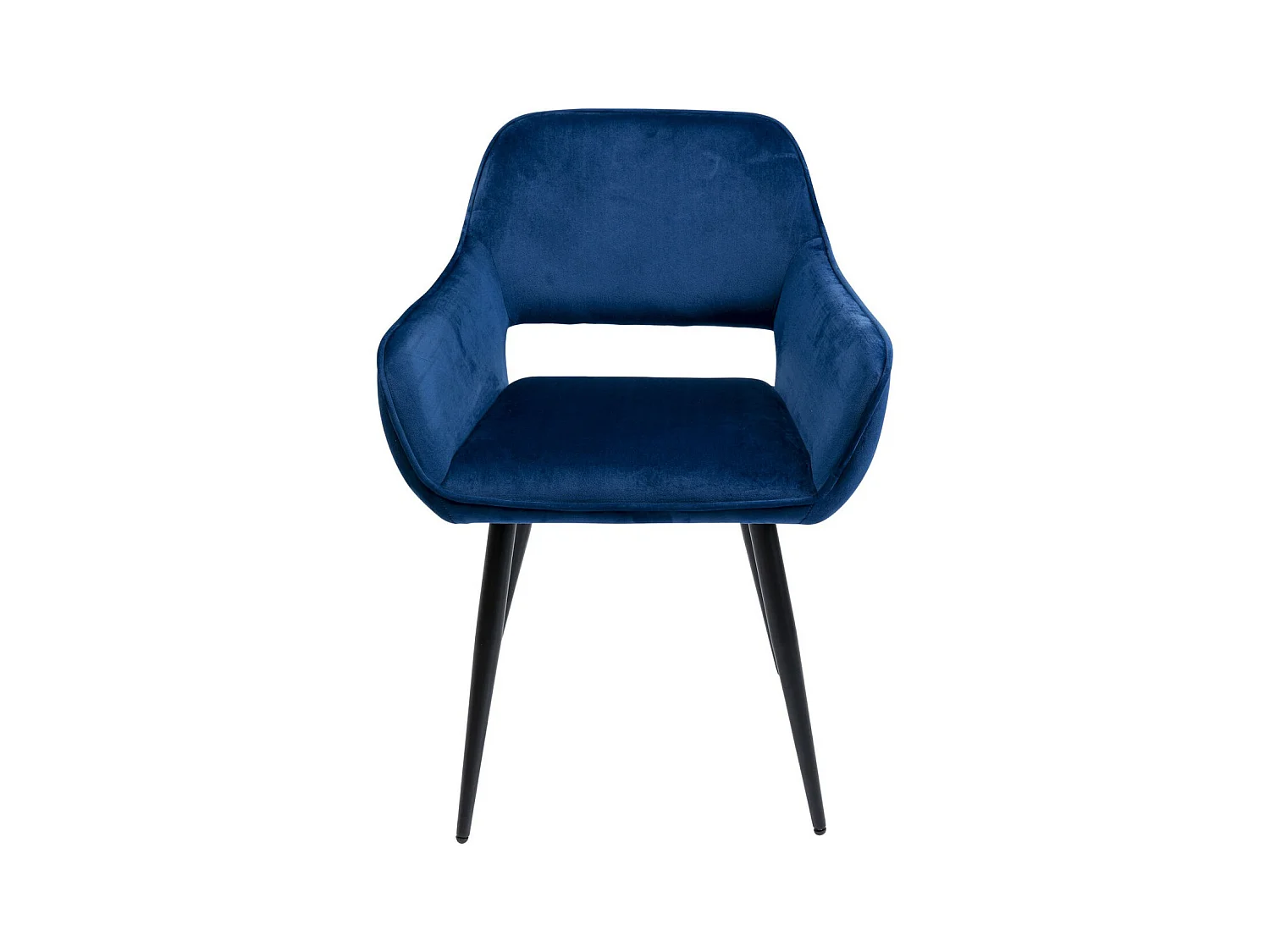 Sedia con braccioli San Francisco blu