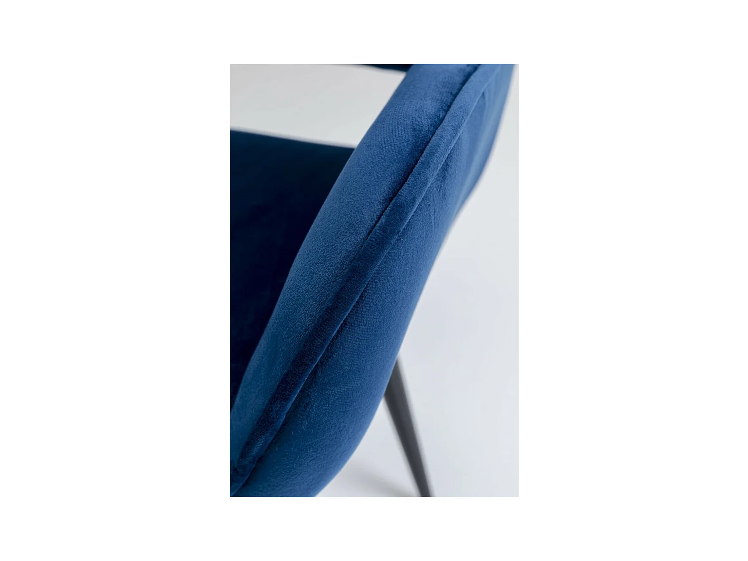 Sedia con braccioli San Francisco blu