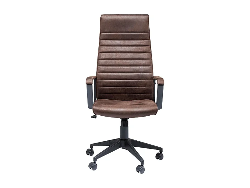 Sedia ufficio girevole Labora alto marrone