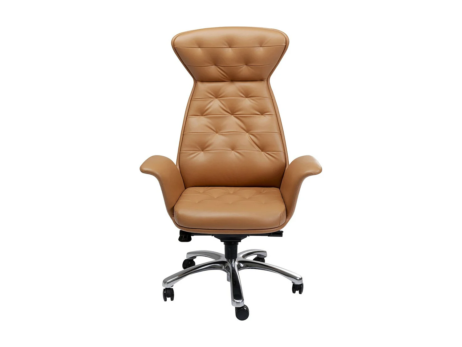 Sedia ufficio girevole Brady argento