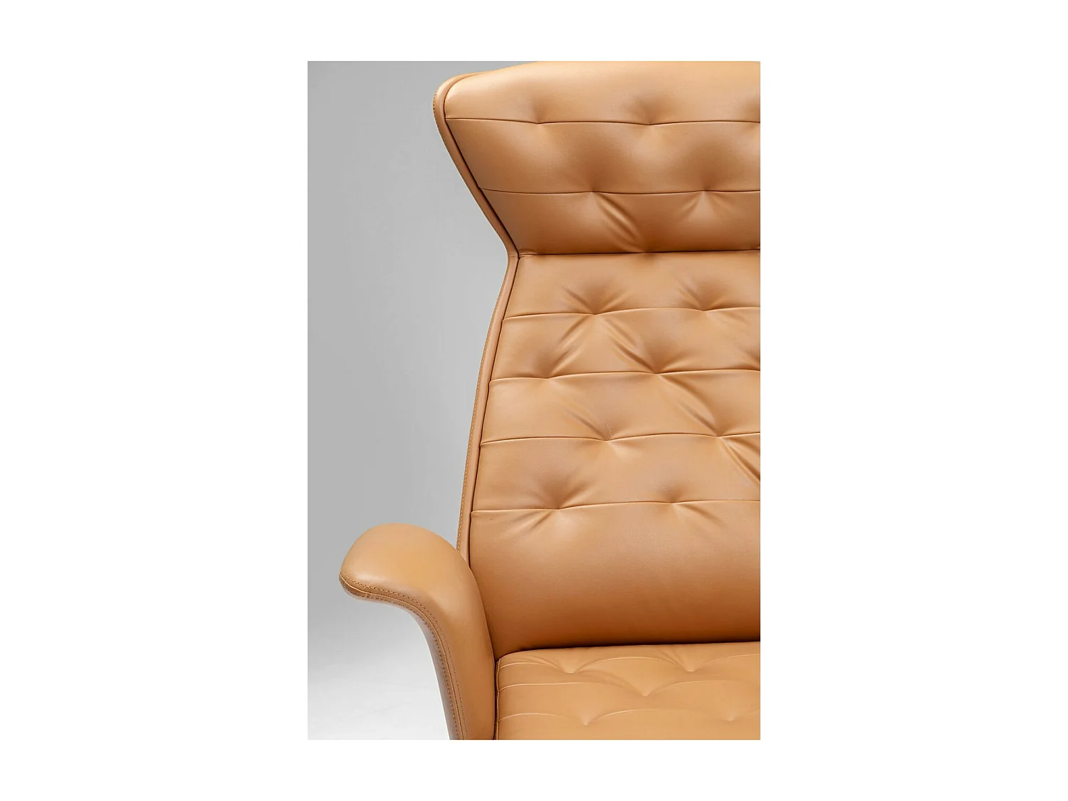 Sedia ufficio girevole Brady argento