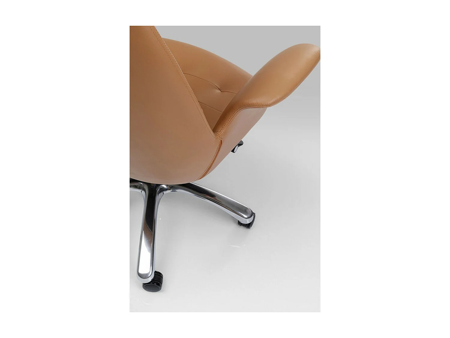 Sedia ufficio girevole Brady argento