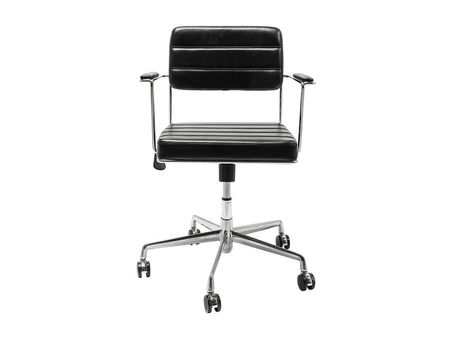 Chaise de bureau pivotante Dottore noir