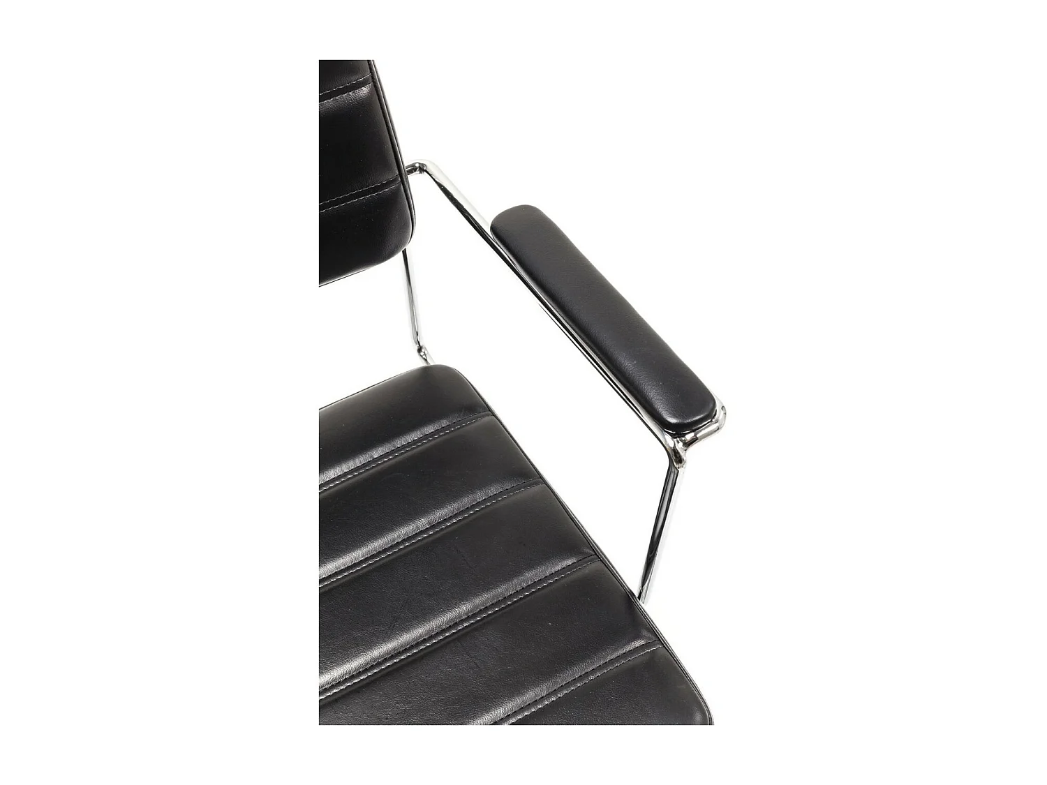 Chaise de bureau pivotante Dottore noir