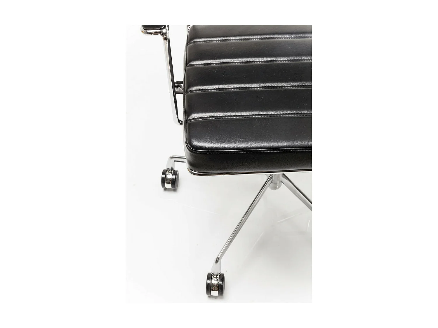 Chaise de bureau pivotante Dottore noir