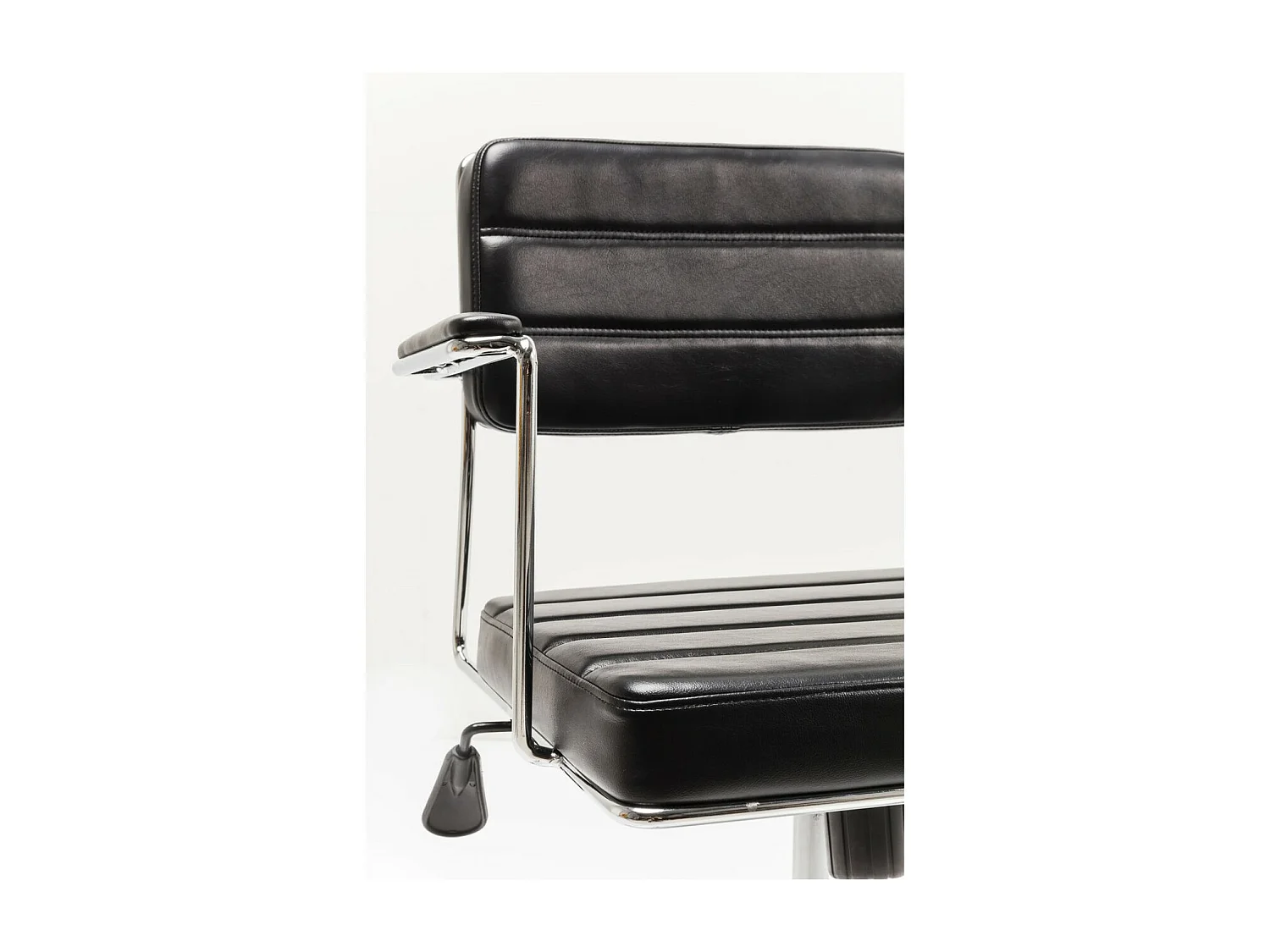 Chaise de bureau pivotante Dottore noir