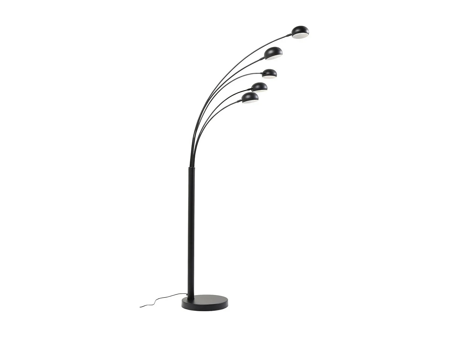 Lampadaire Five Fingers noir mat