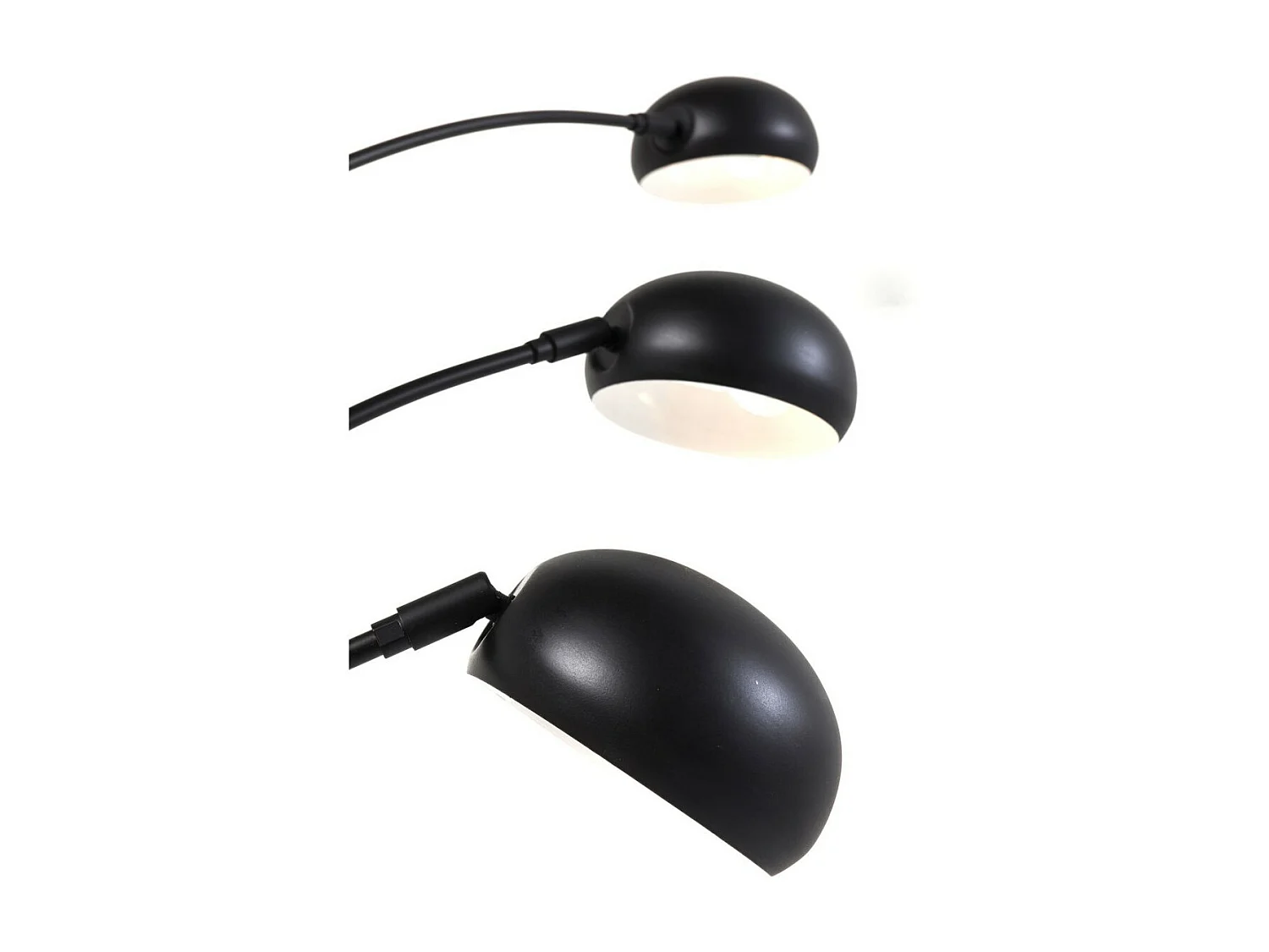 Lampadaire Five Fingers noir mat