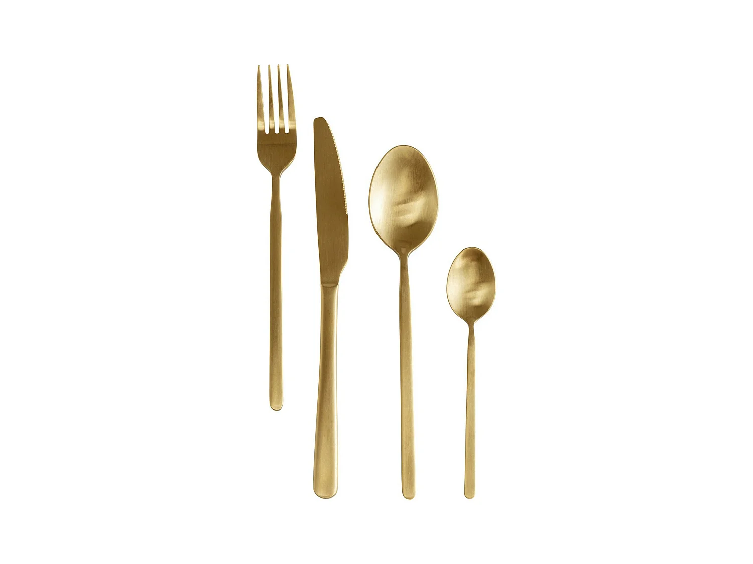 Couverts Gloria doré (16-pcs)