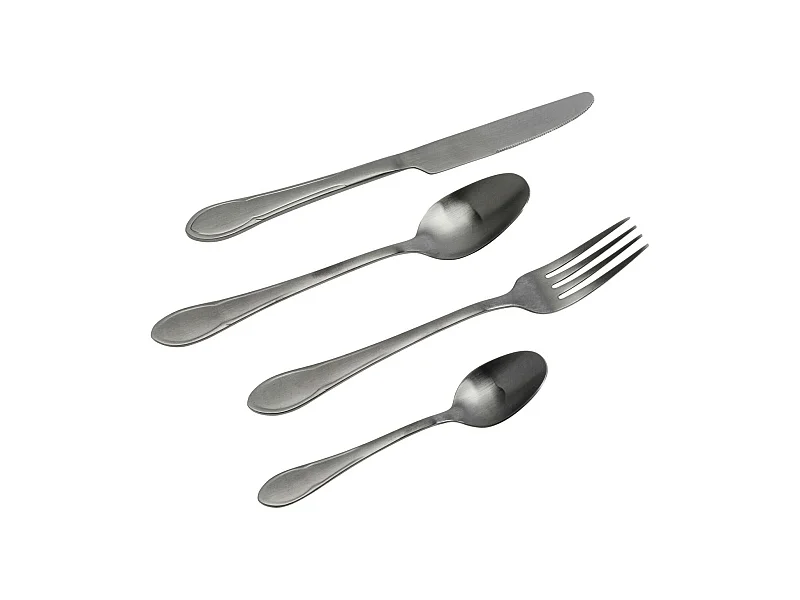 Couverts Cucina noir mat (16-pcs.)