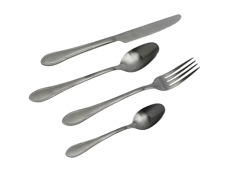 Posate  Cucina nero opaco (16-pz.)