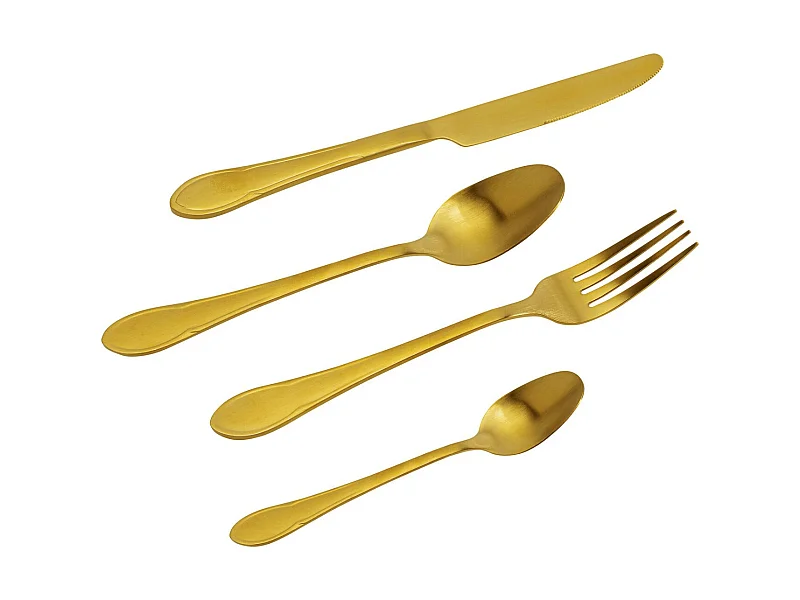 Besteck Cucina Gold Matt (16/tlg.)