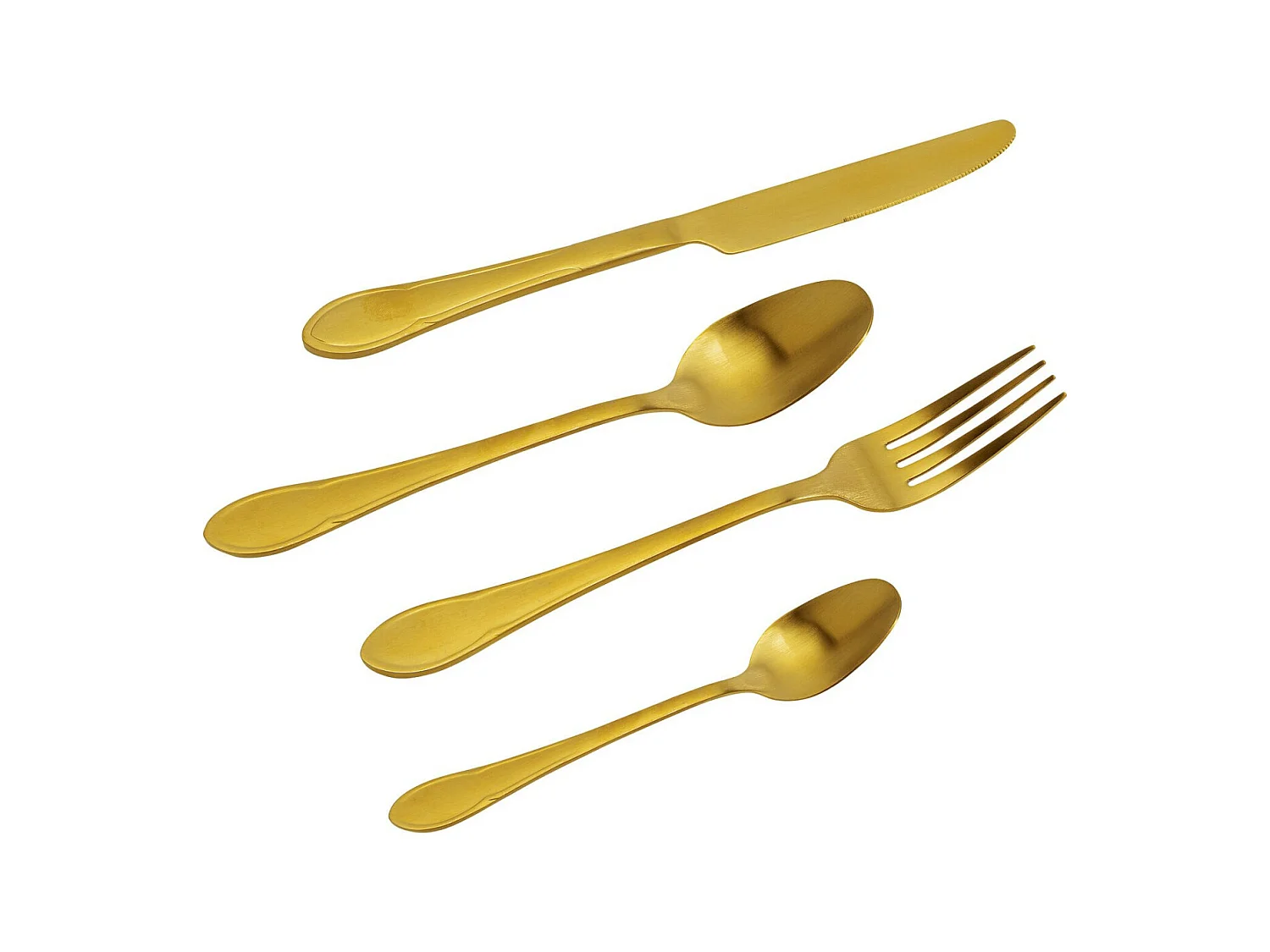Besteck Cucina Gold Matt (16/tlg.)