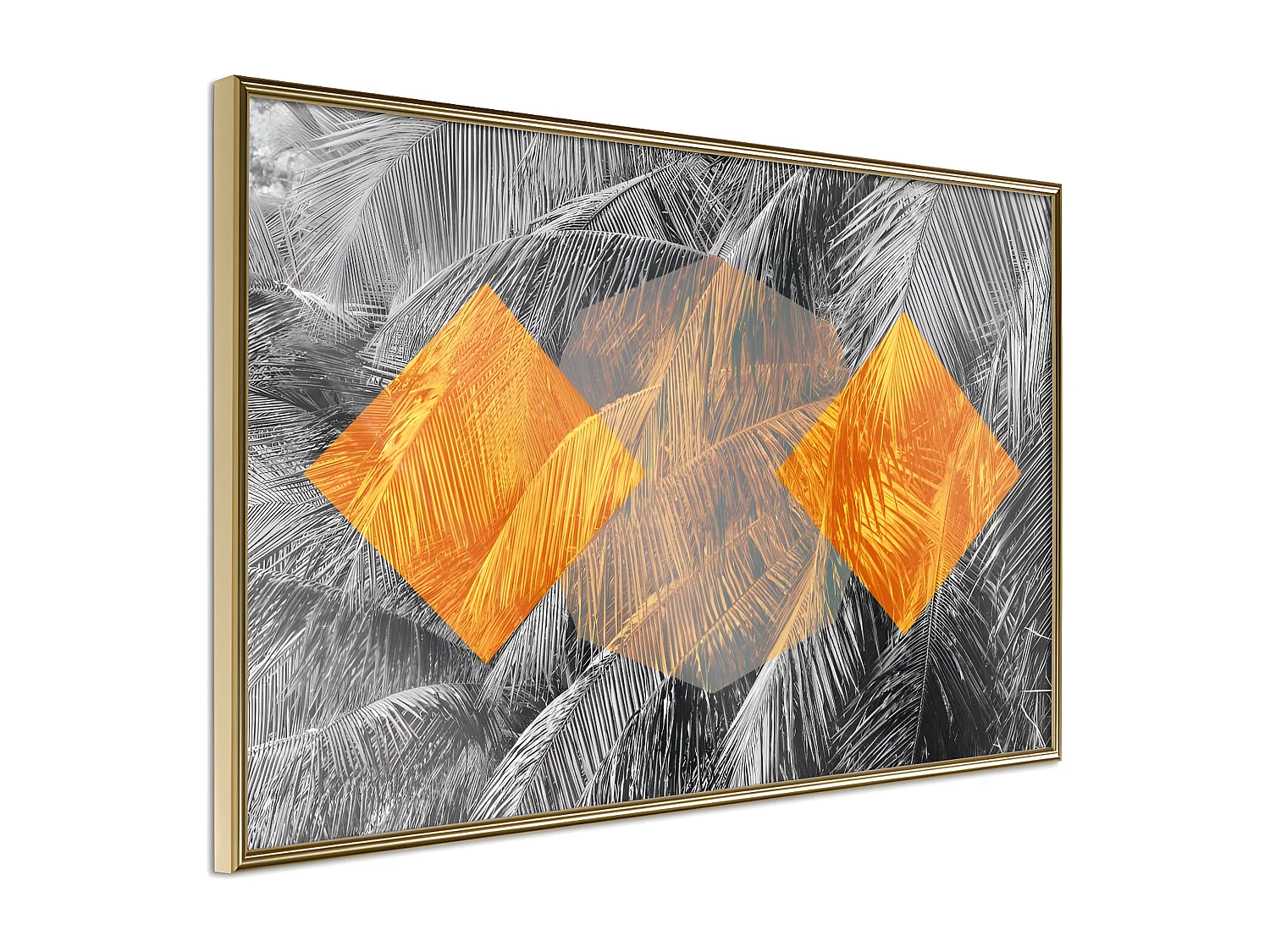 Affiche Murale Encadrée "Agent Orange" 45 x 30 cm Or