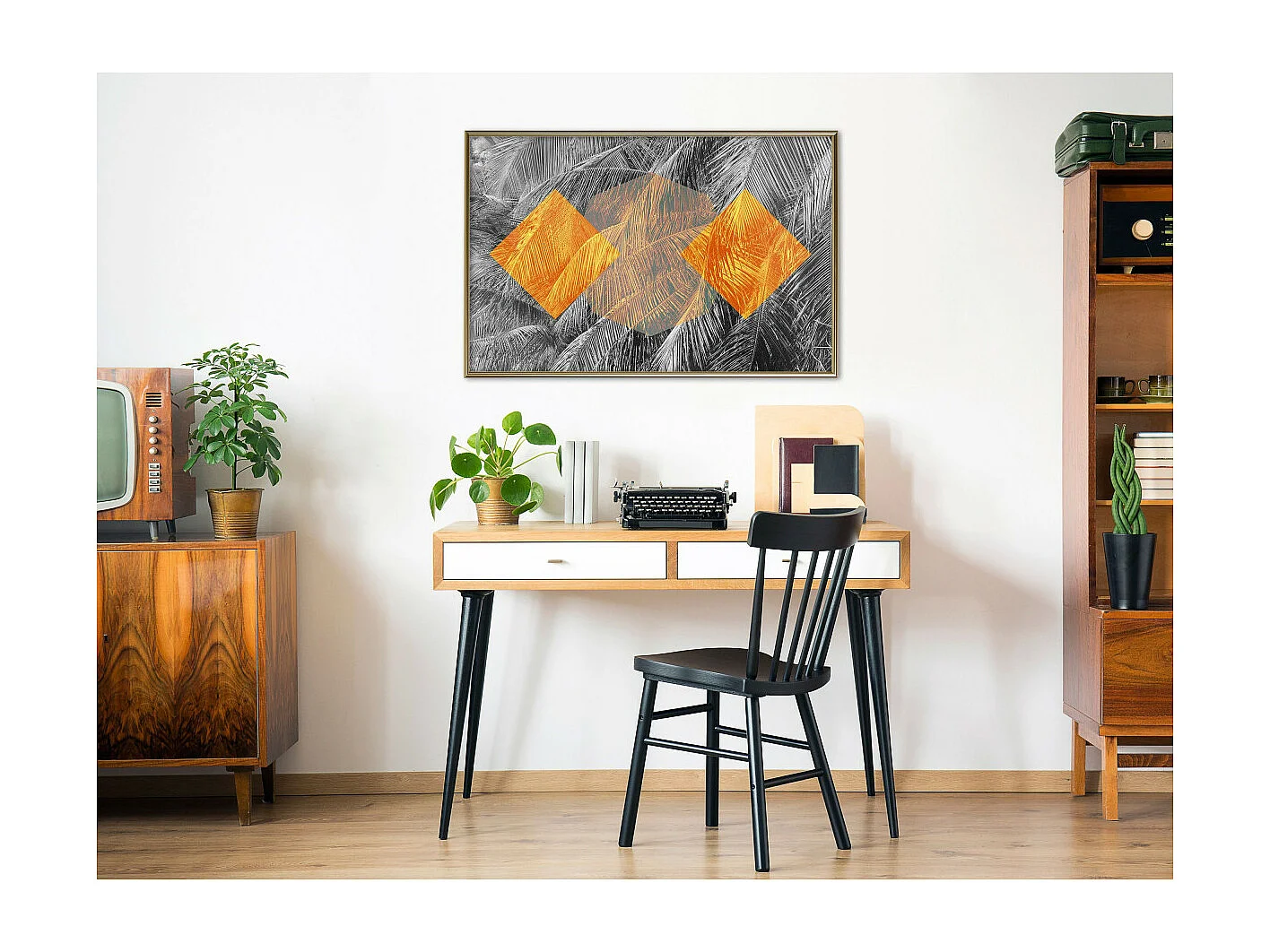 Affiche Murale Encadrée "Agent Orange" 90 x 60 cm Or