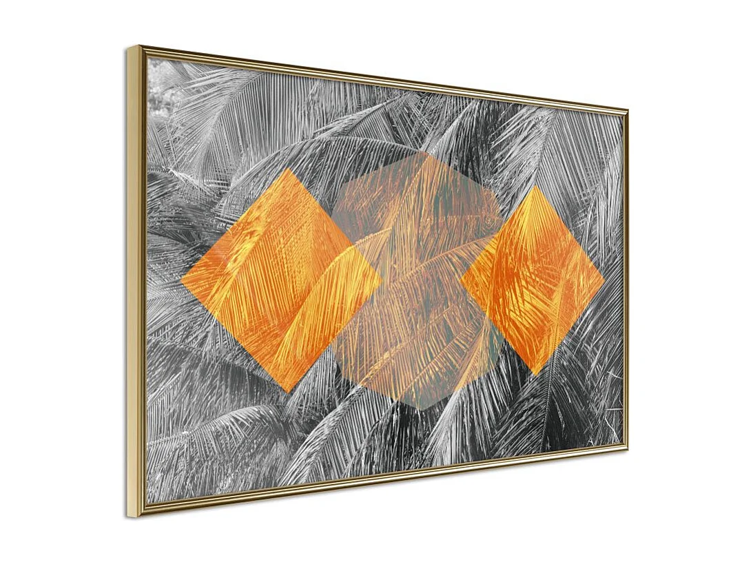 Affiche Murale Encadrée "Agent Orange" 90 x 60 cm Or