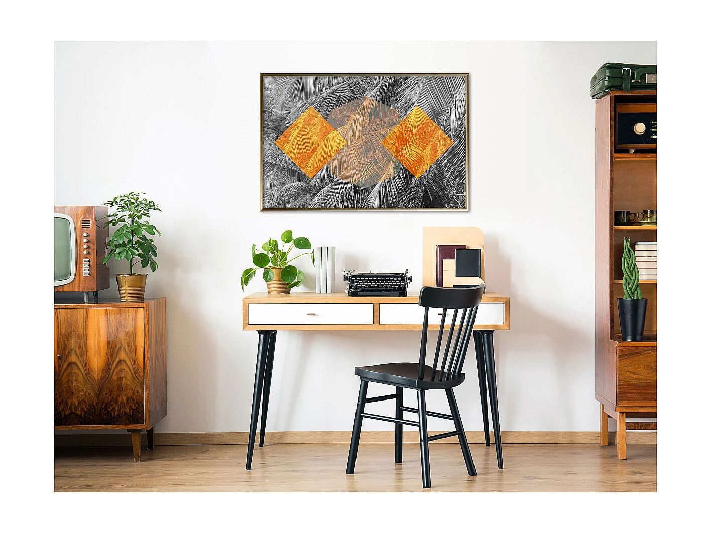 Affiche Murale Encadrée "Agent Orange" 90 x 60 cm Or