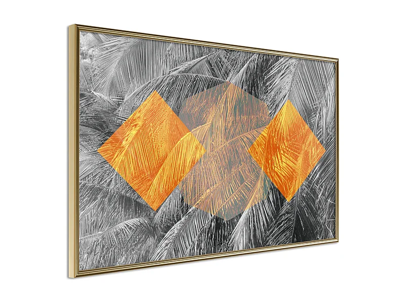 Affiche Murale Encadrée "Agent Orange" 90 x 60 cm Or