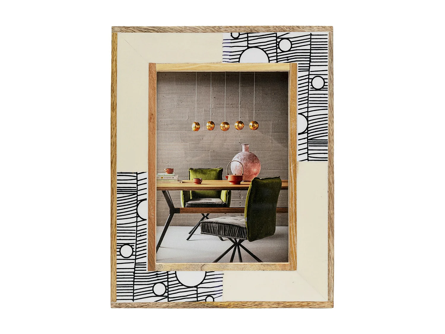 Cadre photo Harriett blanc 13x18cm